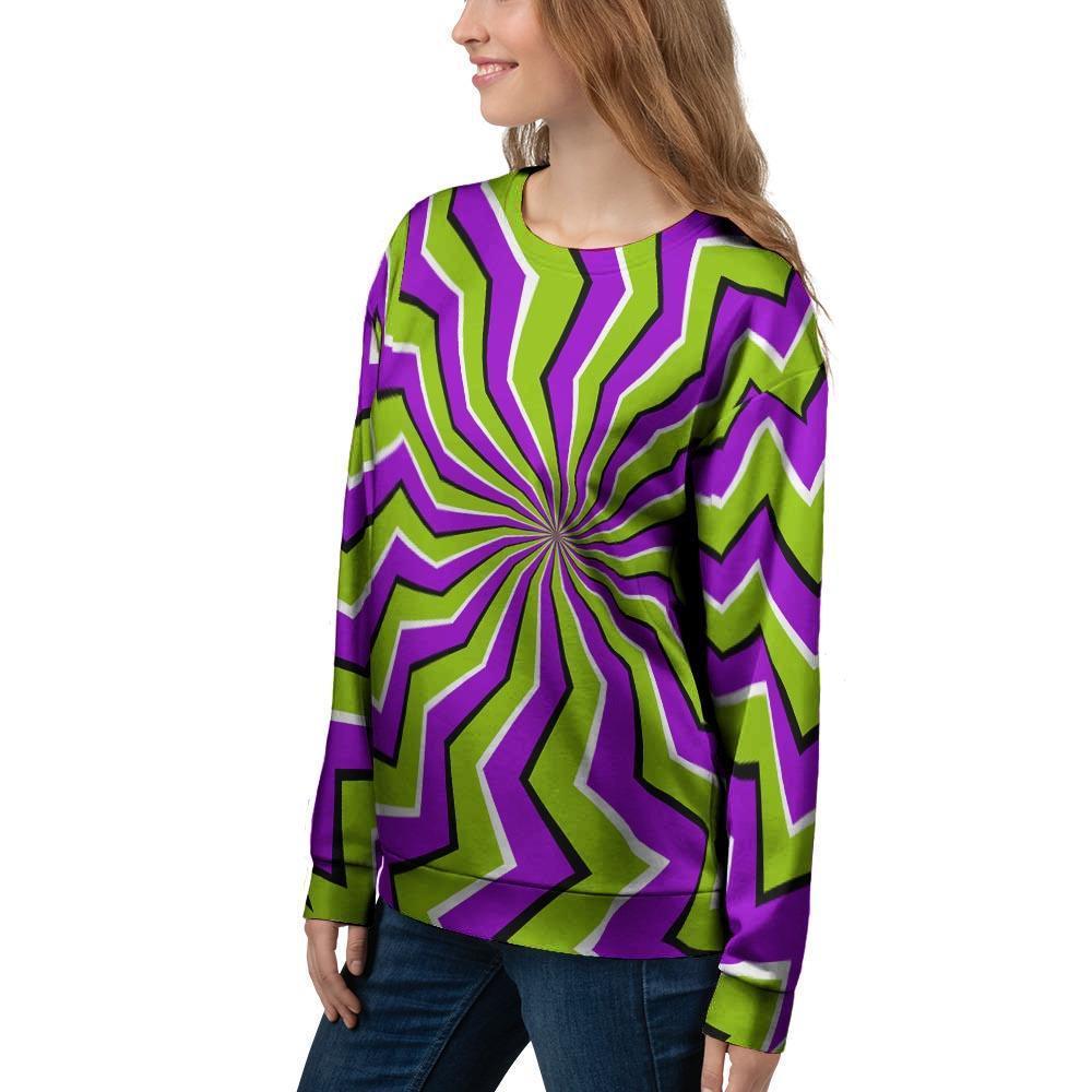 Zigzag Optical illusion Women's Sweatshirt-grizzshop