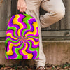 Zigzag Psychedelic Optical illusion Backpack-grizzshop