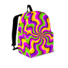 Zigzag Psychedelic Optical illusion Backpack-grizzshop