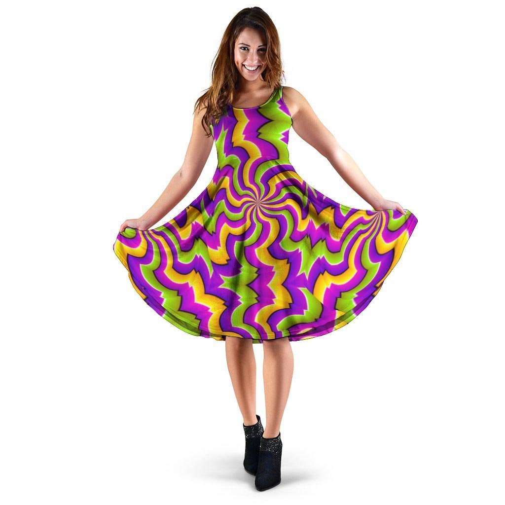 Pulsing Optical illusion Dress main image 0