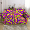 Zigzag Psychedelic Optical illusion Loveseat Cover-grizzshop