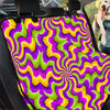 Zigzag Psychedelic Optical illusion Pet Car Seat Cover-grizzshop