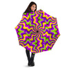 Zigzag Psychedelic Optical illusion Umbrella-grizzshop