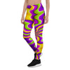 Zigzag Psychedelic Optical illusion Women's Leggings-grizzshop