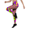 Zigzag Psychedelic Optical illusion Women's Leggings-grizzshop