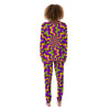 Zigzag Psychedelic Optical illusion Women's Pajamas-grizzshop