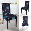 Zodiac Constellation Pattern Print Chair Cover-grizzshop