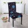 Zodiac Constellation Pattern Print Chair Cover-grizzshop