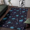 Zodiac Constellation Pattern Print Floor Mat-grizzshop