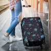 Zodiac Constellation Pattern Print Luggage Cover Protector-grizzshop
