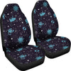 Zodiac Constellation Pattern Print Universal Fit Car Seat Covers-grizzshop