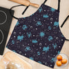 Zodiac Constellation Pattern Print Women's Apron-grizzshop