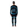 Zodiac Sign Blue Aquarius Print Men's Pajamas-grizzshop