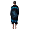 Zodiac Sign Blue Capricorn Print Men's Robe-grizzshop