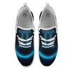 Zodiac Sign Blue Gemini Print White Athletic Shoes-grizzshop