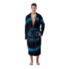 Zodiac Sign Blue Libra Print Men's Robe-grizzshop