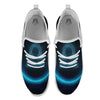 Zodiac Sign Blue Libra Print White Athletic Shoes-grizzshop