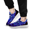 Zodiac Sign Blue Virgo Print White Athletic Shoes-grizzshop