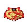 Zodiac Sign Chinese Dragon Print Muay Thai Boxing Shorts-grizzshop