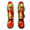 Zodiac Sign Chinese Dragon Print Muay Thai Shin Guards-grizzshop