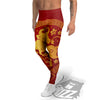 Zodiac Sign Chinese Ox Print Men's Leggings-grizzshop