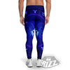 Zodiac Sign Dark Aries Print Men's Leggings-grizzshop