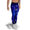 Zodiac Sign Dark Cancer Print Men's Leggings-grizzshop