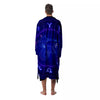 Zodiac Sign Dark Capricorn Print Men's Robe-grizzshop