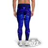 Zodiac Sign Dark Gemini Print Men's Leggings-grizzshop