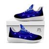 Zodiac Sign Dark Leo Print White Athletic Shoes-grizzshop