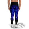 Zodiac Sign Dark Sagittarius Print Men's Leggings-grizzshop