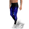 Zodiac Sign Dark Scorpio Print Men's Leggings-grizzshop