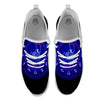 Zodiac Sign Dark Scorpio Print White Athletic Shoes-grizzshop