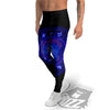 Zodiac Sign Dark Virgo Print Men's Leggings-grizzshop