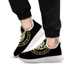 Zodiac Sign Golden Pisces Print White Athletic Shoes-grizzshop