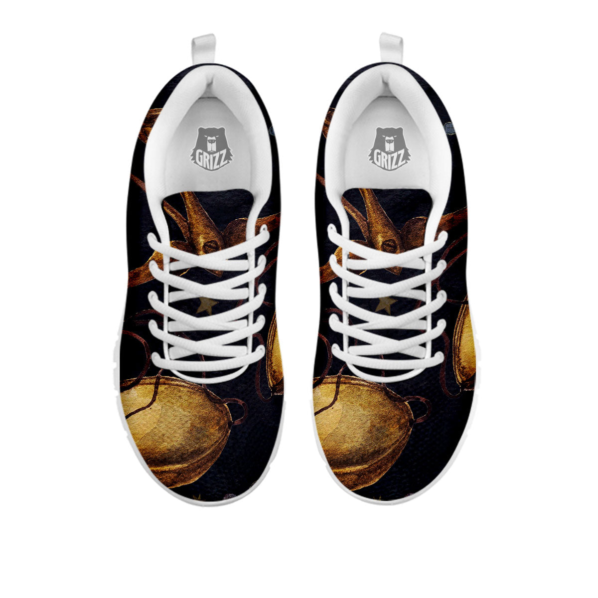 Zodiac Sign Watercolor Libra Print White Sneaker-grizzshop