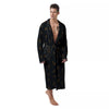 Zodiac Signs Astrological Print Pattern Men's Robe-grizzshop