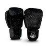 Zodiac Stars White And Black Print Boxing Gloves-grizzshop