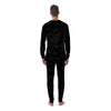 Zodiac Stars White And Black Print Men's Pajamas-grizzshop