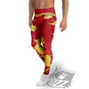 Zodiac Symbol Chinese Ox Print Men's Leggings-grizzshop