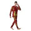 Zodiac Symbol Chinese Ox Print Men's Pajamas-grizzshop