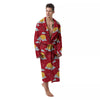 Zodiac Taurus Sky Chinese Year Print Pattern Men's Robe-grizzshop