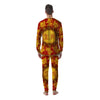 Zodiac Wheel Colourful Chinese Print Men's Pajamas-grizzshop