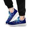 Zodiac Wheel Galaxy Print White Athletic Shoes-grizzshop