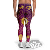 Zodiac Wheel Symbols Print Men's Leggings-grizzshop