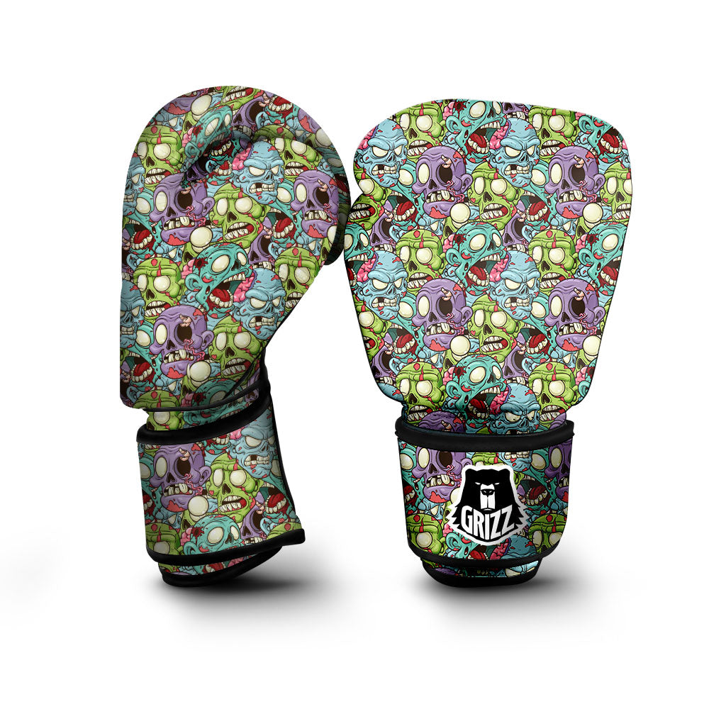 Zombie Bloody Print Pattern Boxing Gloves-grizzshop