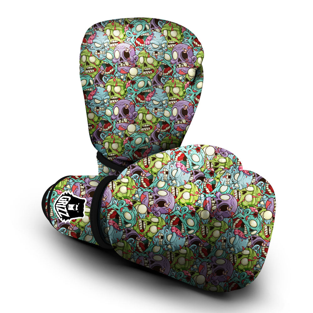 Zombie Bloody Print Pattern Boxing Gloves-grizzshop