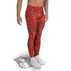 Zombie Blue Print Pattern Men's Leggings-grizzshop