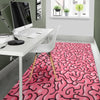 Zombie Brain Halloween Pattern Print Floor Mat-grizzshop