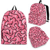 Zombie Brain Halloween Pattern Print Premium Backpack-grizzshop